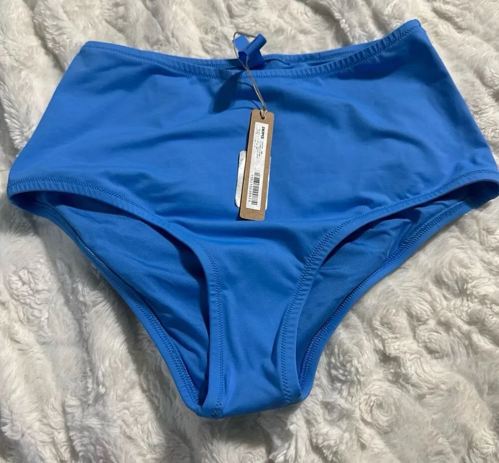 Skims Signature Swim Full Brief Bottoms Tide XS